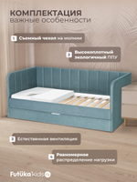 Диван - кровать 180х90 см Crecker ткань Микровелюр