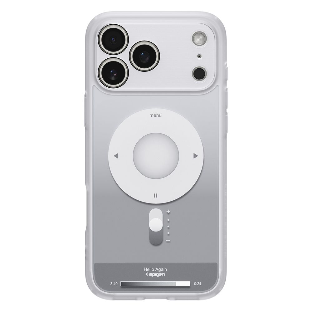 Чехол Spigen Ultra Hybrid Magsafe iPhone 17 Pro Max серебристый
