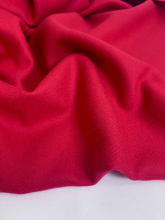 Пальтовая однот алый, шерсть AVI#125