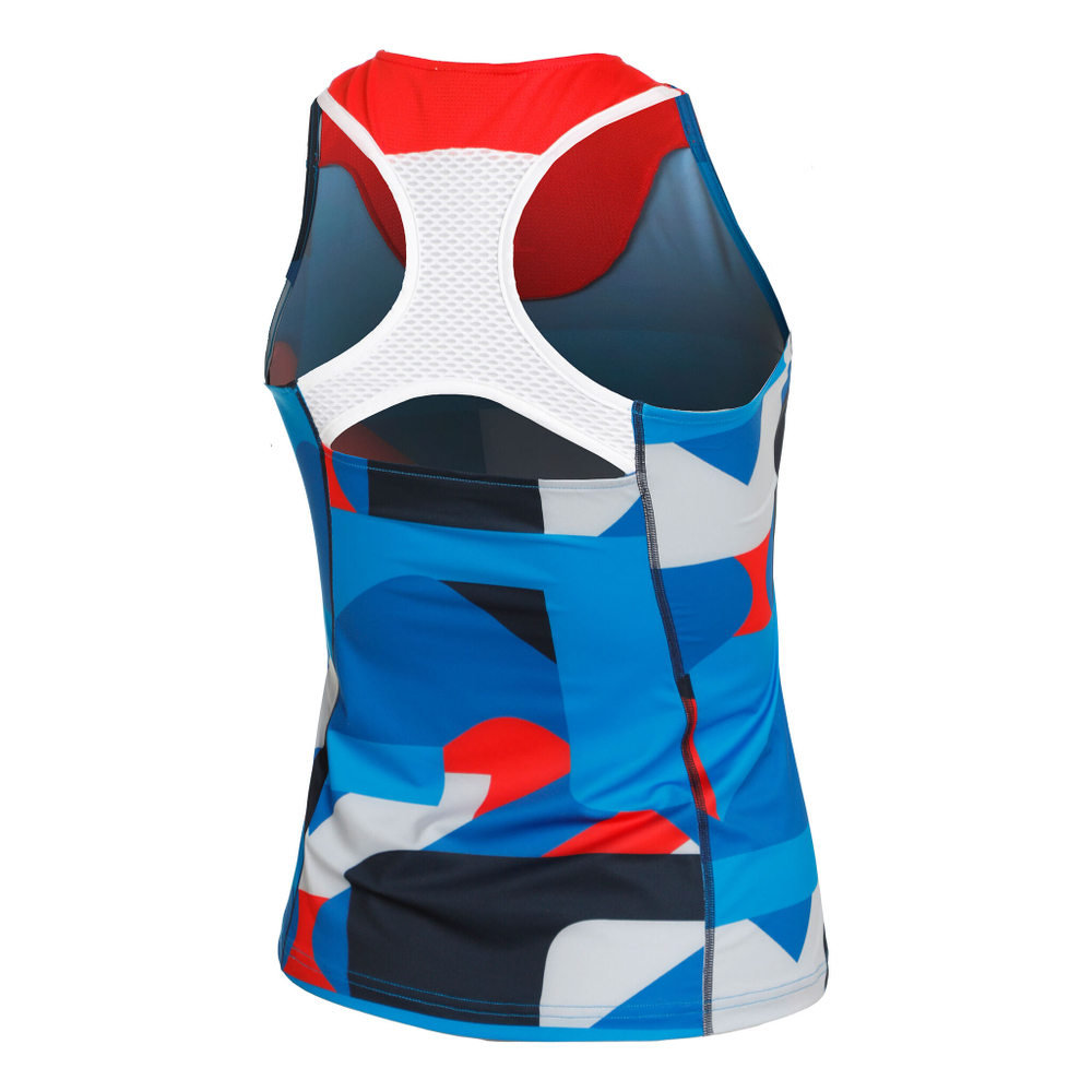 Женская теннисная майка JLindeberg Pam Print Tank Top Women - Blue