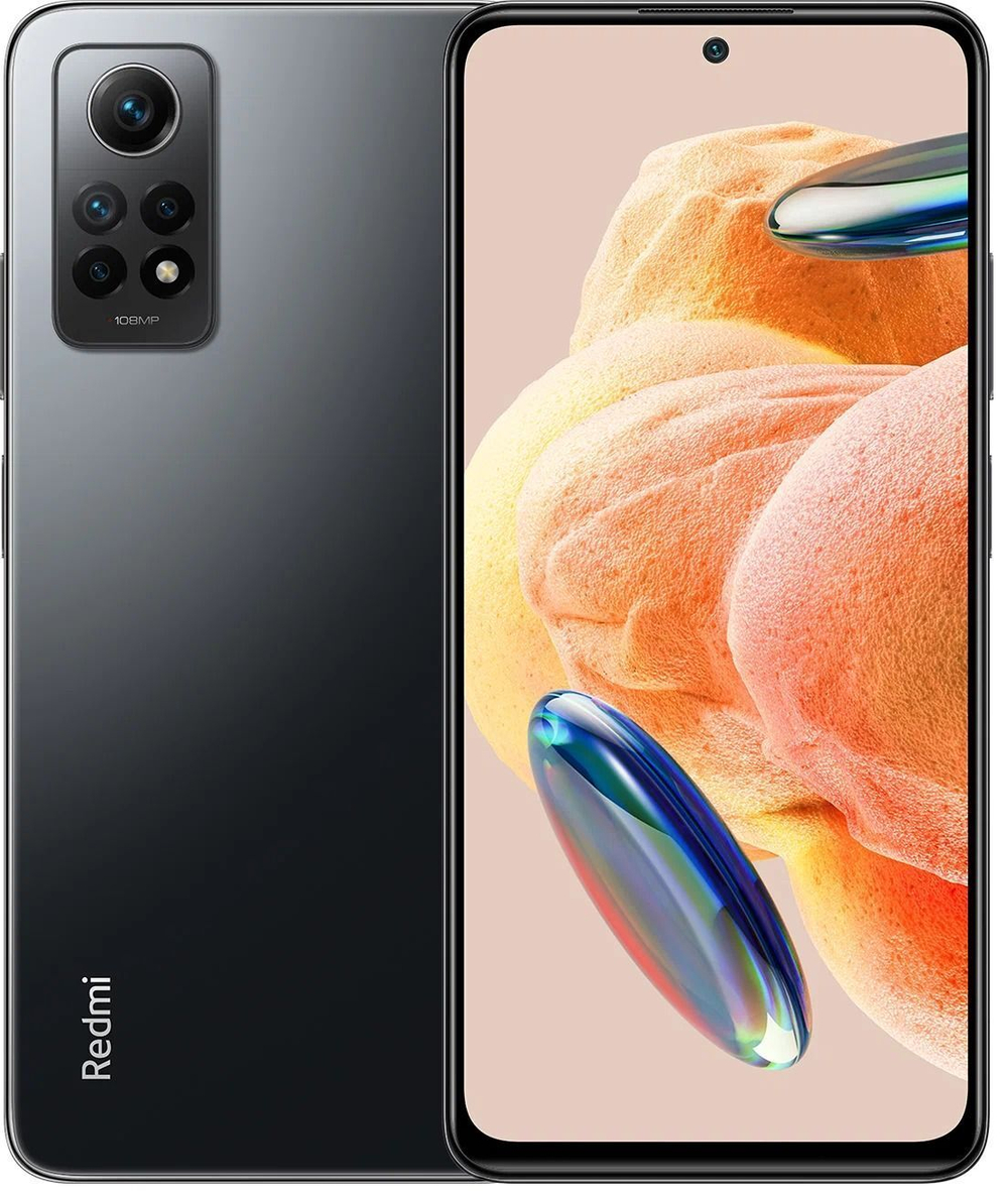 Смартфон Xiaomi Redmi Note 12 Pro 4G 8/128 ГБ Global, Dual nano SIM, серый
