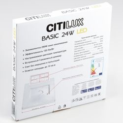 Citilux Бейсик CL738K241V LED Светильник накладной Чёрный