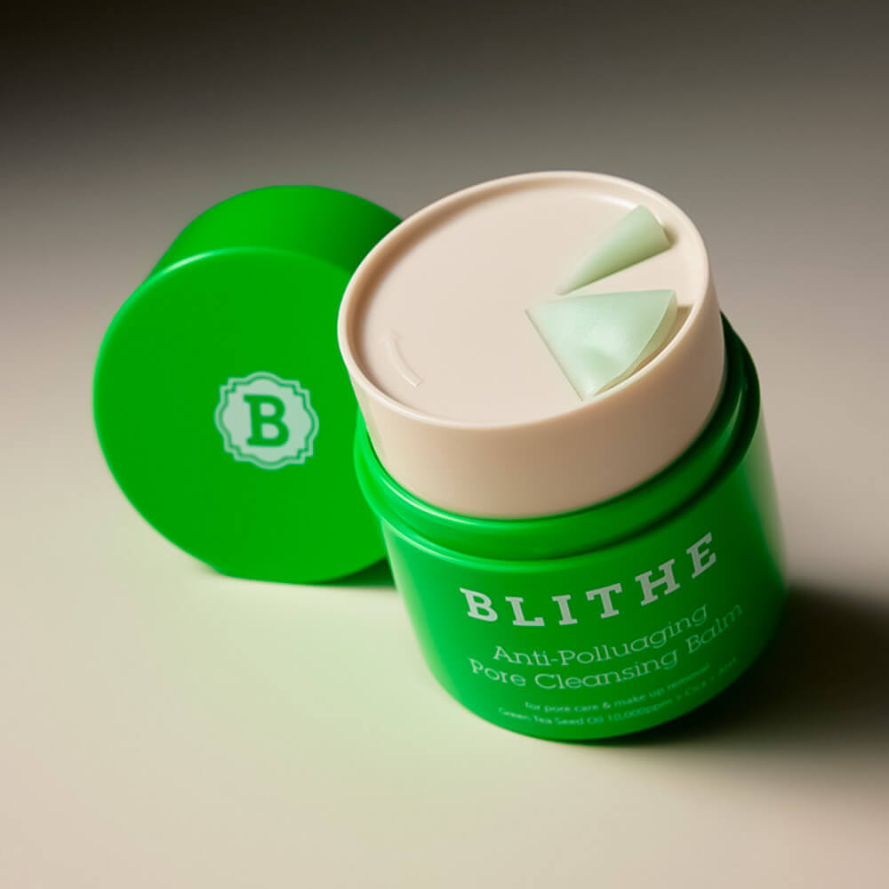Очищающий бальзам с зелёным чаем и AHA Blithe Anti-Polluaging Pore Cleansing Balm, 50ml