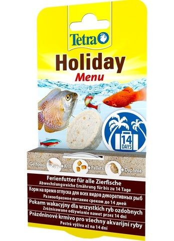 Корм для рыб TetraMin Holiday Menu 30г корм желе на 14 дней