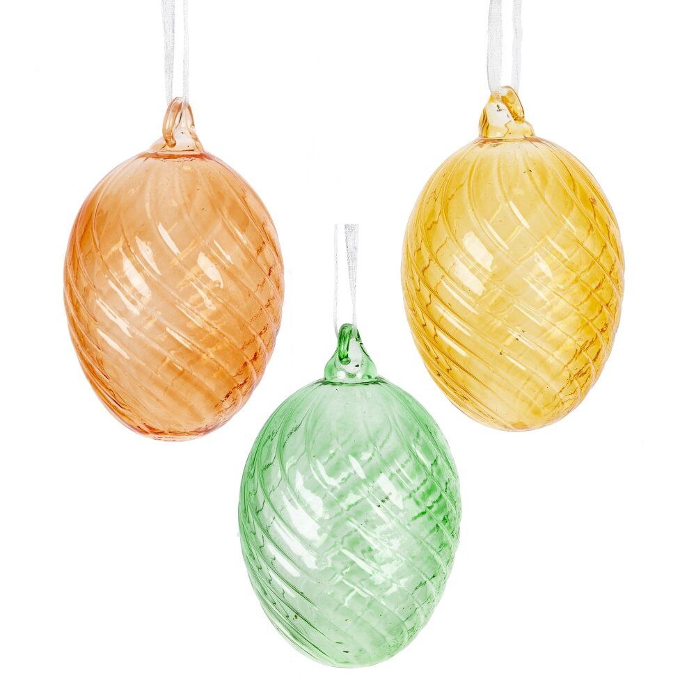 GAEM Набор из 3-х изделий декоративных подвесных "Яйцо пасхальное" (6*9), L19 W10 H6 см