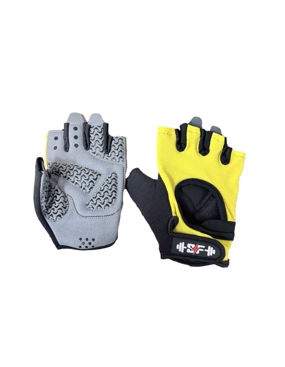 Перчатки для фитнеса желтые Sam's Fitness