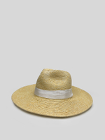 Шляпа соломенная с белой лентой купить