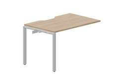 стол Strike 1180х780х750мм (с эргономичным вырезом) - приставной элемент