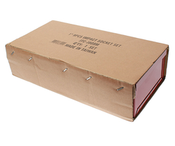 Набор головок торцевых 1" 6-ти гранных 27-50мм ударных 9 предметов в кейсе JTC