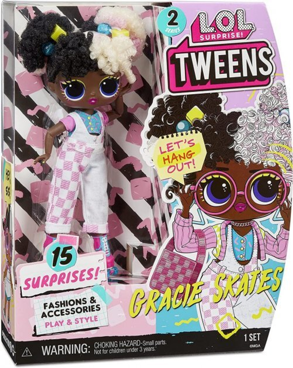 Кукла Лол Твинс L. O. L. Surprise! Tweens  Gracie Skates Fashion Doll