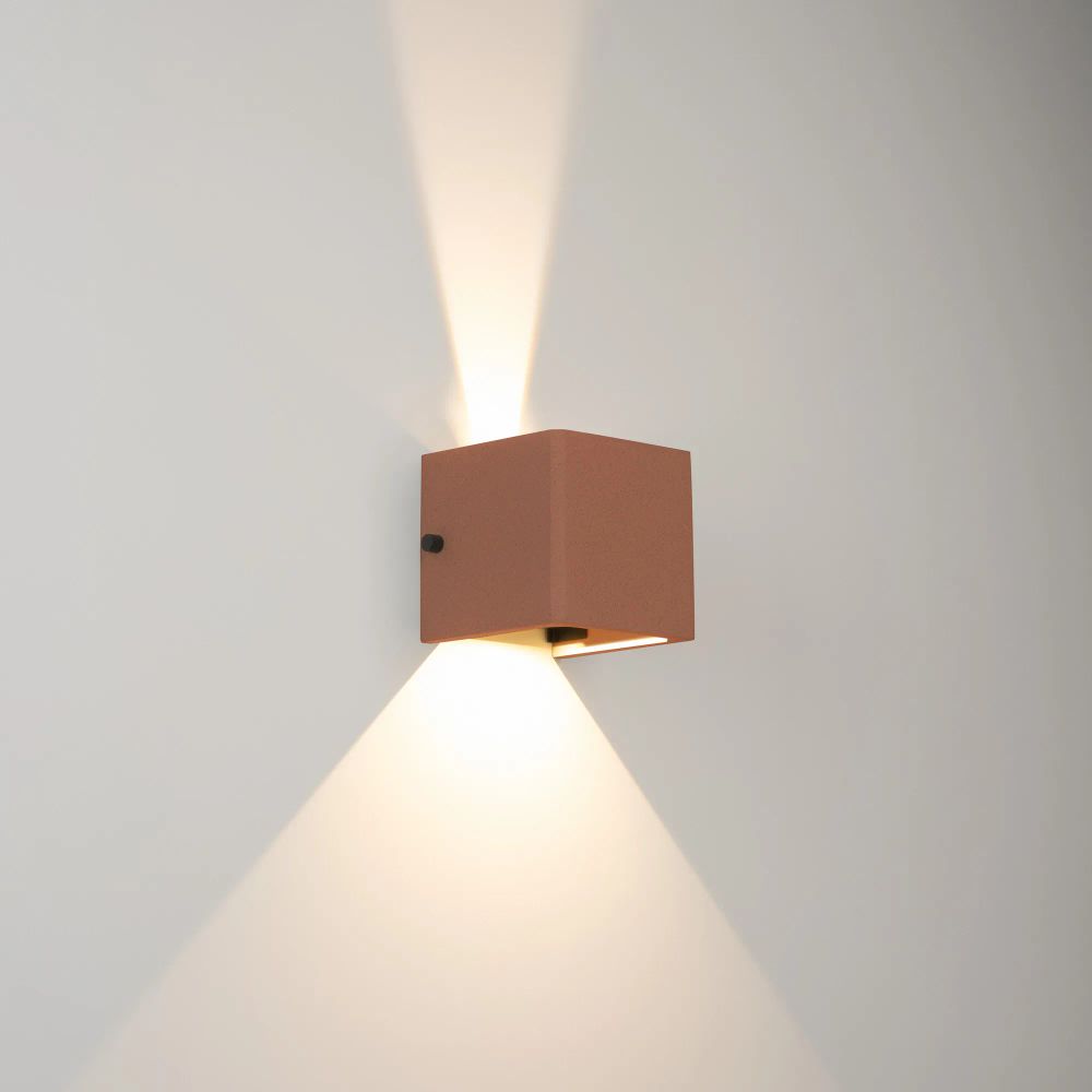 Светильник LGD-PERAN-WALL-S120x120-6W Warm3000 (Beige red, 0-80 deg, 230V) (Arlight, IP65 Бетон, 3 года) 061761