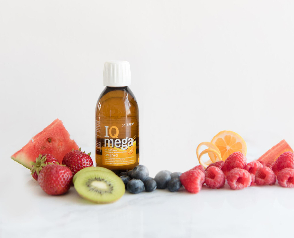 doTERRA IQ Mega Омега-3 для детей и взрослых, 150 мл
