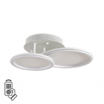 8380/45CL LEDIO LN26 000 белый, металл/акрил Умная люстра потолочная с ПДУ и голосовым управлением LED 45W 3000-6500К 220V ALIS SMART