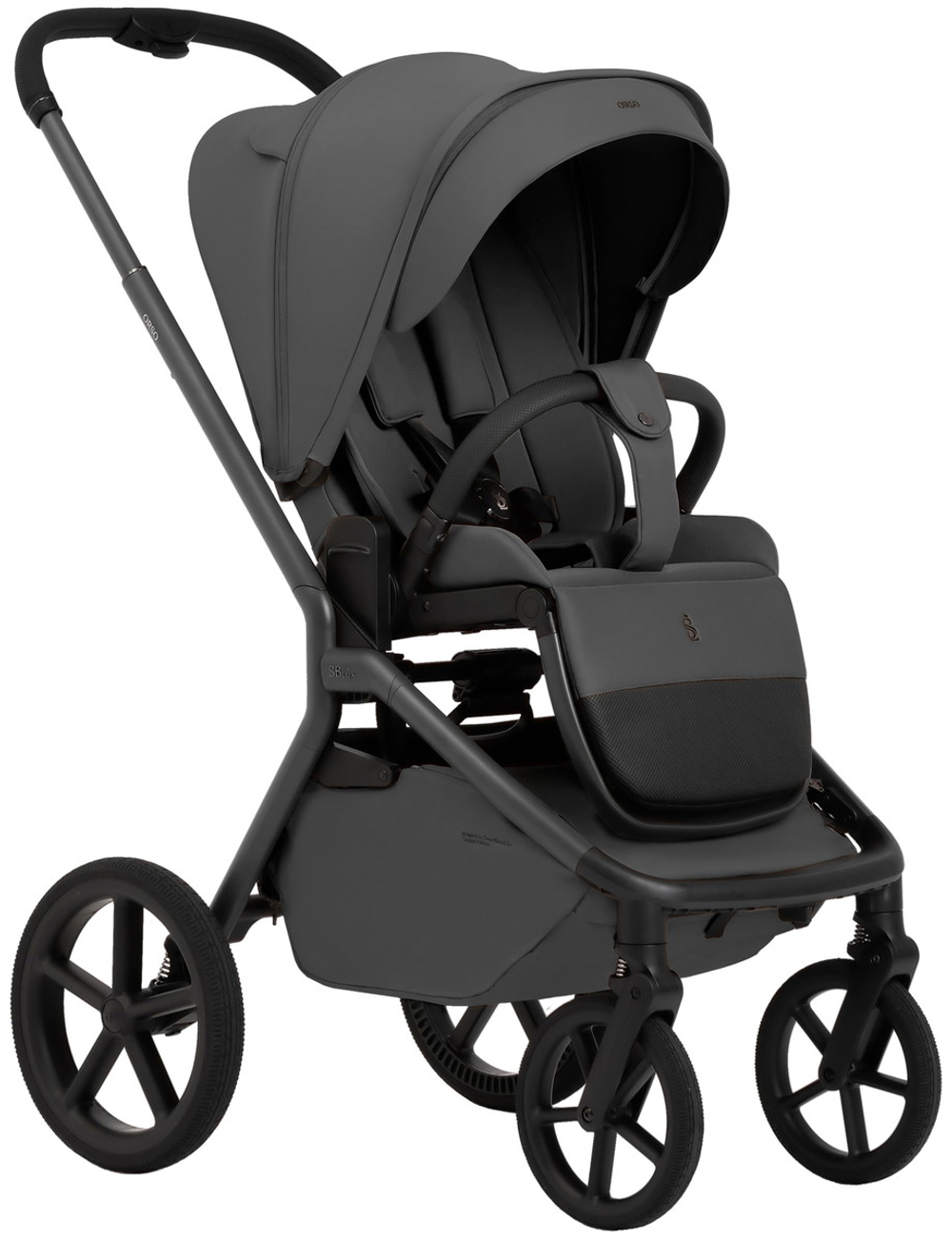 Коляска 3 в 1 Sweet Baby SBL Orso New + автокресло Premier Grey New Dark Grey