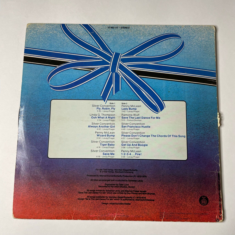 Винтажная виниловая пластинка LP Silver Convention, Penny McLean, Ramona Wulf, Linda G. Thompson Success (Югослоавия 1976)