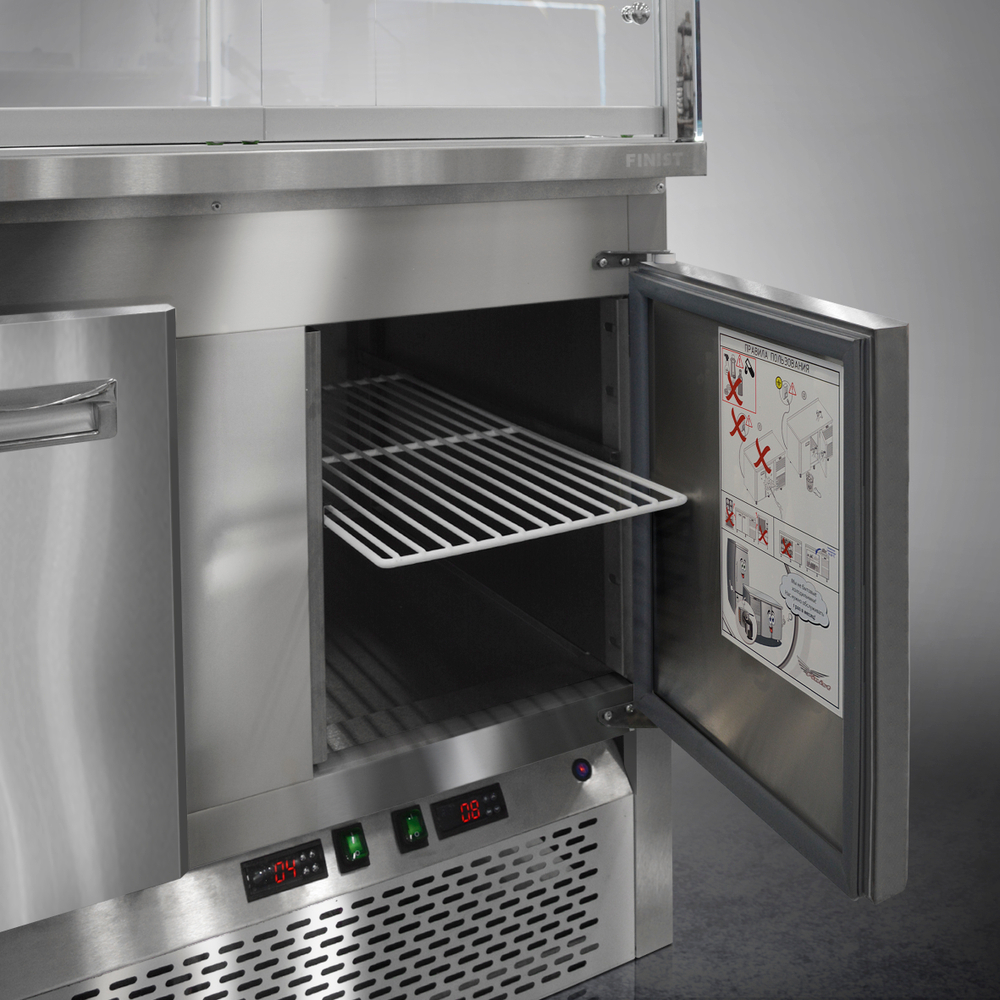 Среднетемпературная напольная холодильная витрина Finist SPLINTER