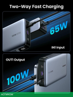 Портативное зарядное устройство Ugreen PB720 Grey (25188)