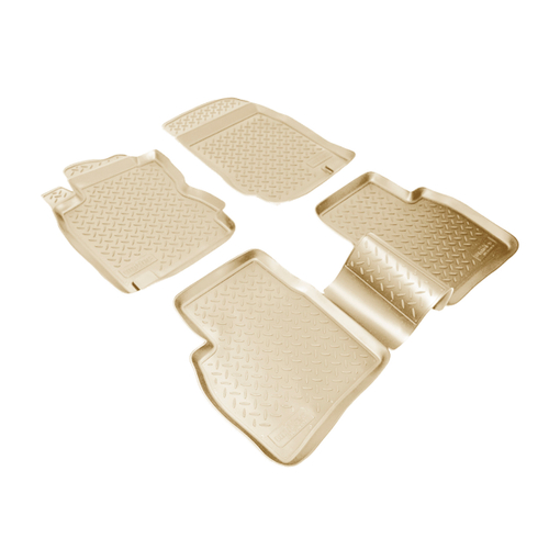 Ковры в салон Norplast/Unidec для Nissan Note I (2005-2013), Бежевый, арт.NPL-Po-61-31-B