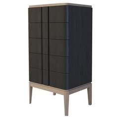 Комод Line 5 ящиков (черный)