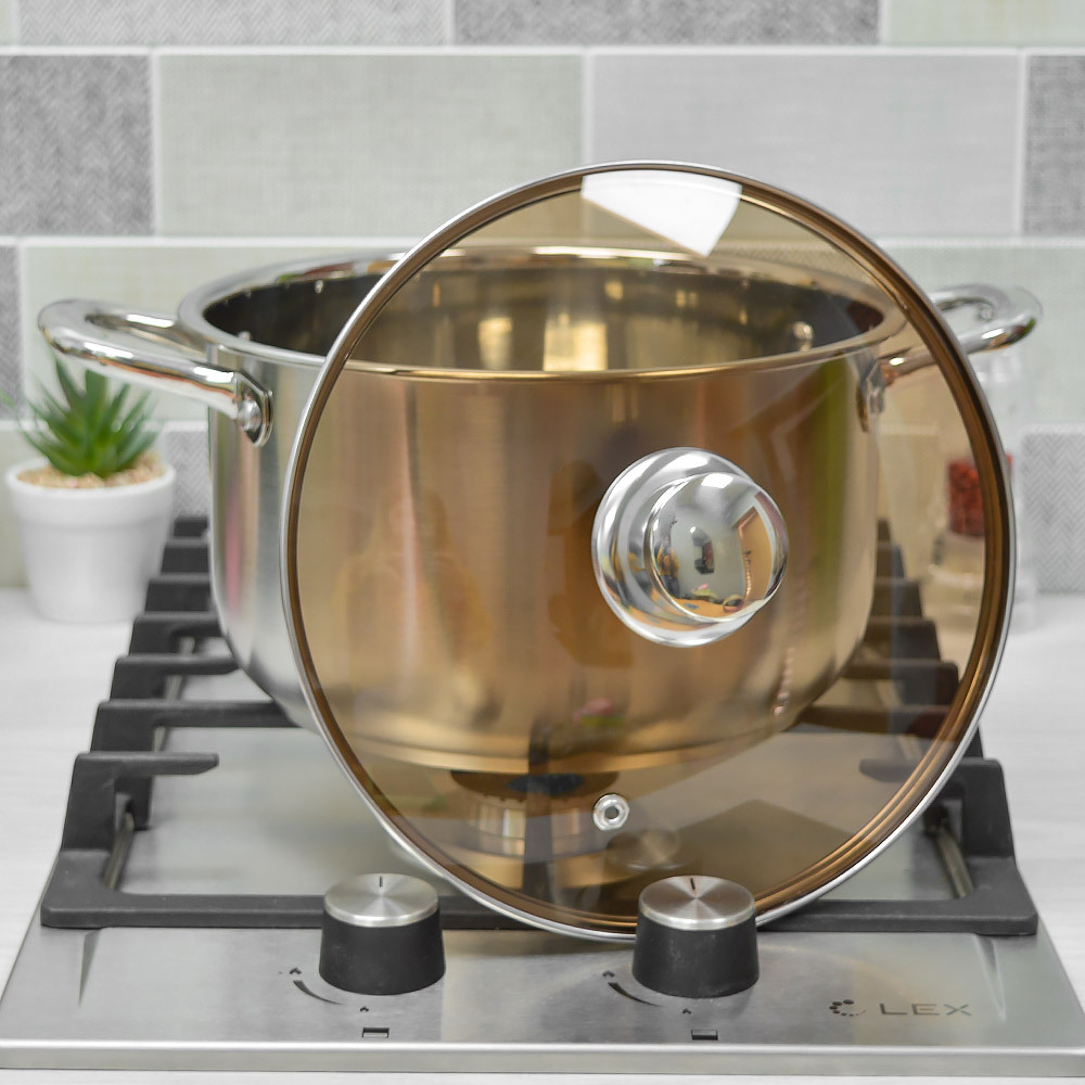 Кастрюля 4,6л из нержавеющей стали