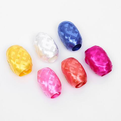 Лента упаковочная перламутровая, ассорти, набор 6 шт., 0,5 см х 10 м.