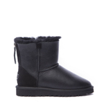 Угги Mini Zip Metallic Black