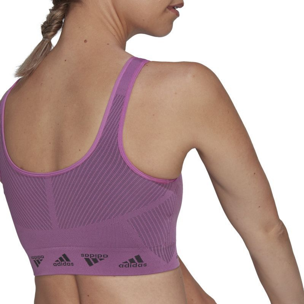 ТОП теннисный Adidas Aeroknit Bra - Пудровый/S