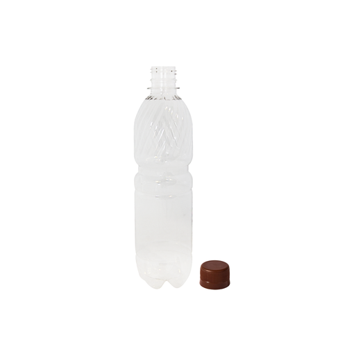 Бутылка ПЭТ 0,5 л с крышкой б/цвет/100