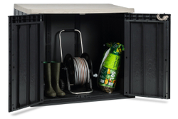 Уличный пластиковый ящик Toomax Stora Way 842 л Anthracite с доводчиками