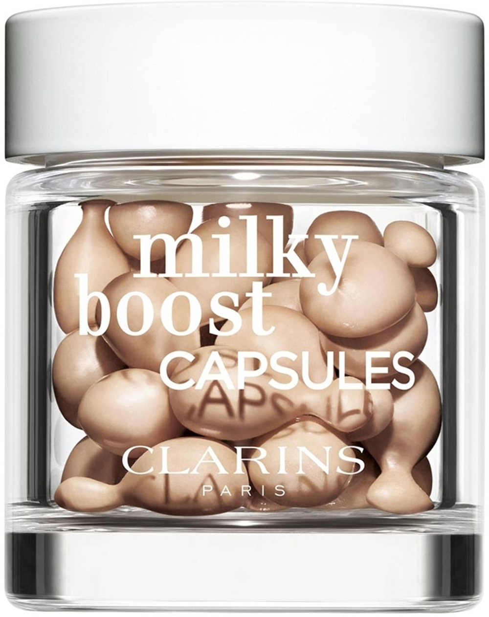 Clarins Milky Boost Capsules - осветляющая тональная капсула, 30× 0,2 ml