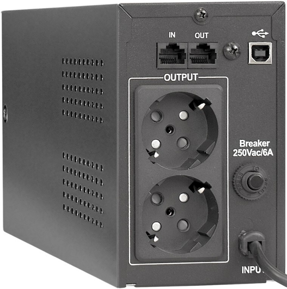 Источник бесперебойного питания  Exegate Power Back BNB-650.LED.AVR.EURO.RJ.USB