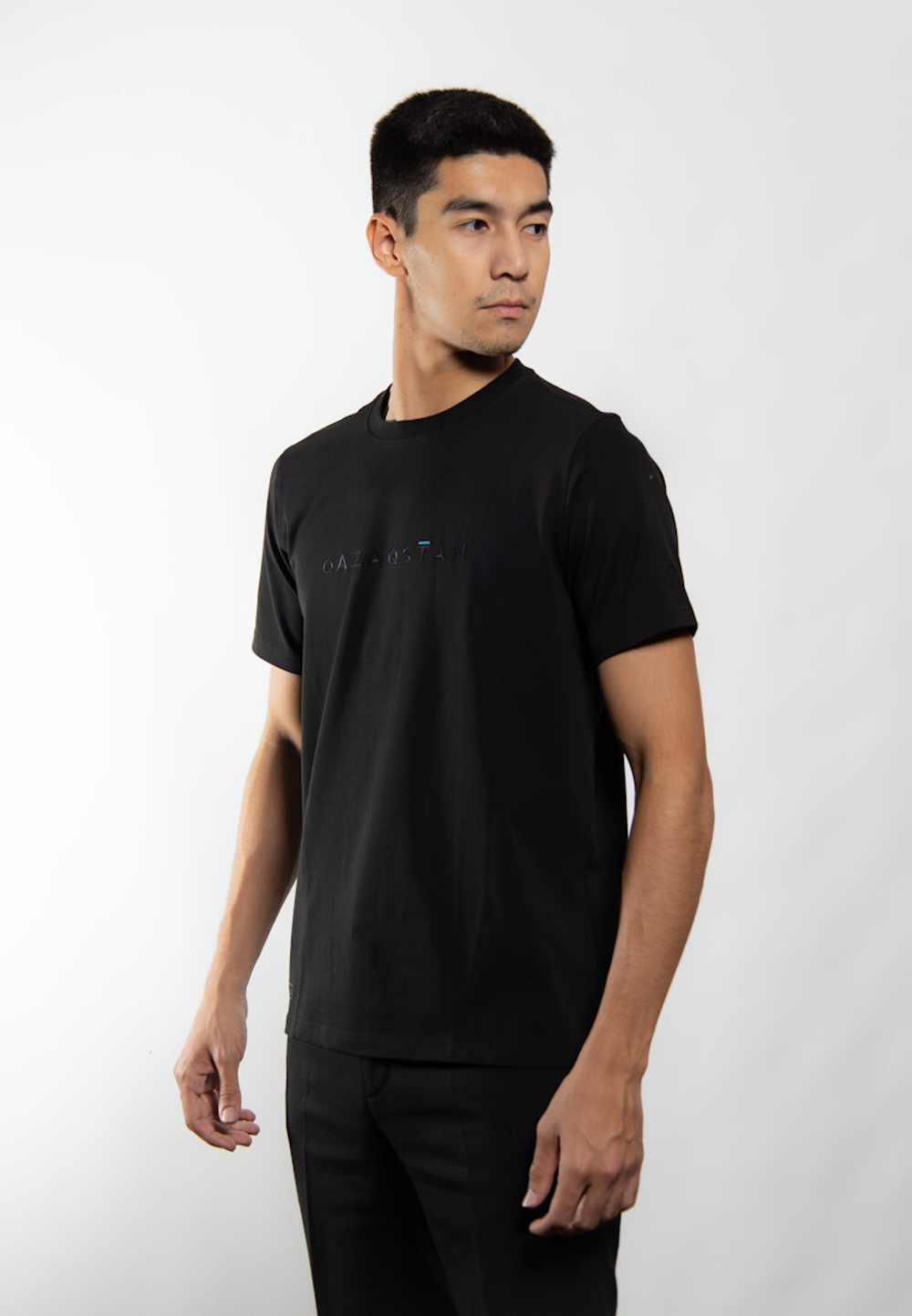 Футболка QAZAQSTAN BLACK/BLACK (ONLY ONLINE)