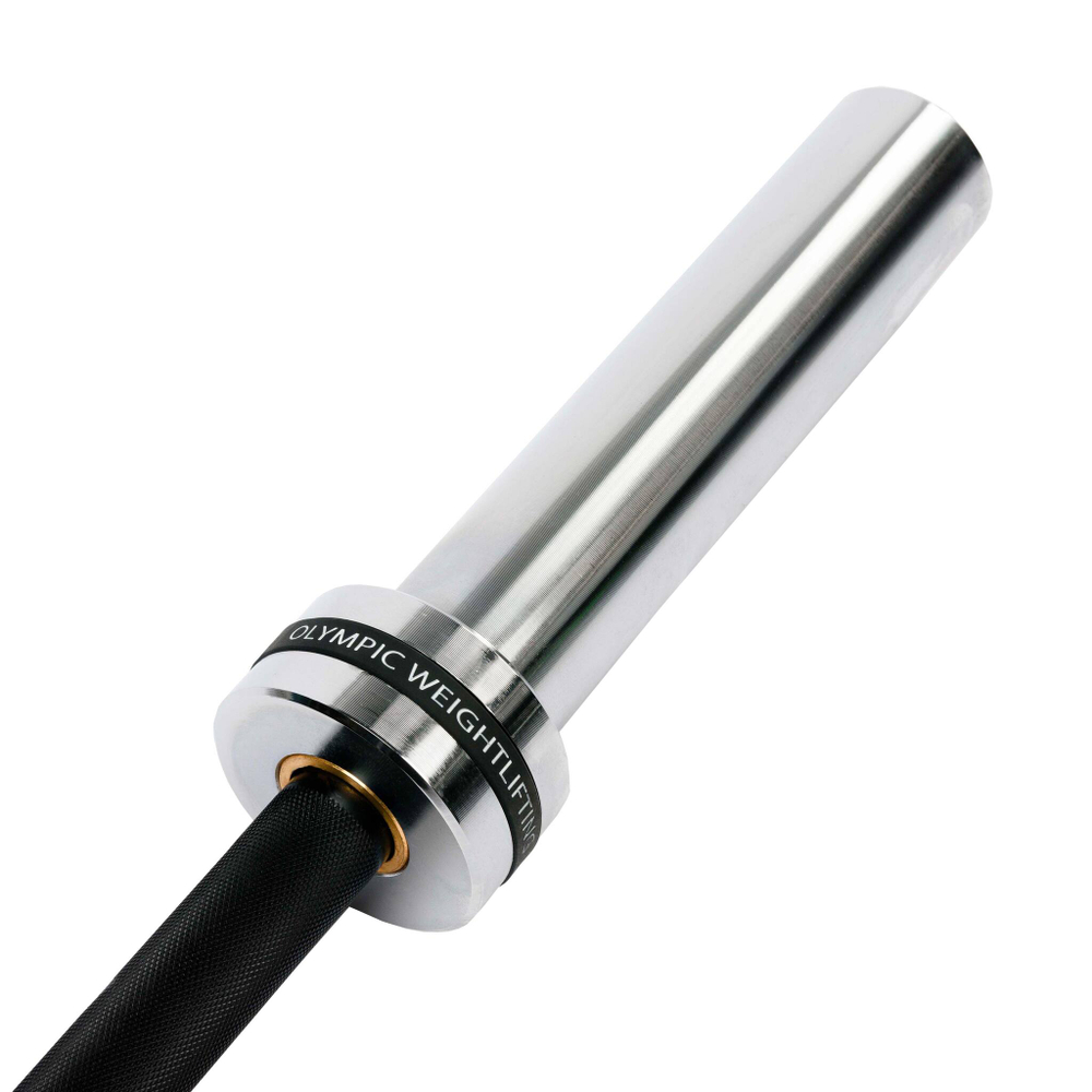 Гриф для штанги EZ-образный, строгий, соревновательный (до 150 кг, замки-пружины) D50 мм PROFI-FIT