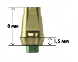 Абатменты титановые прямые BIOHORIZONS
