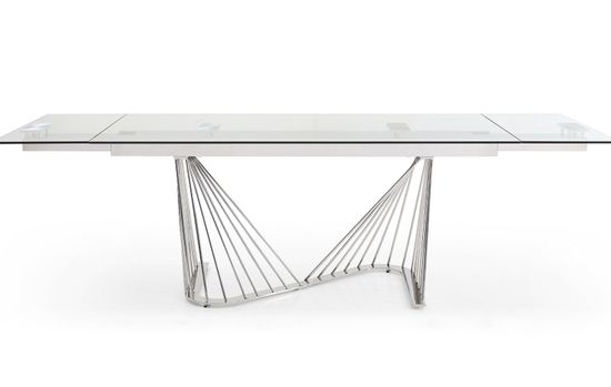 Стол Kron раздвижной стеклянный 180-260