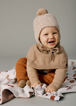 Зимний комплект шапка с манишкой