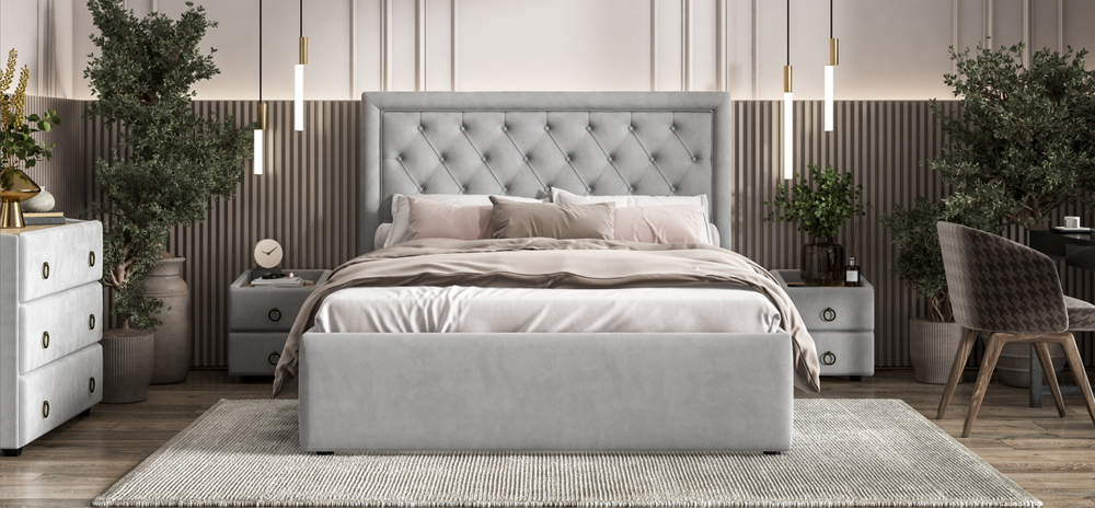 Кровать Босс Классик 180*200 Монолит сталь