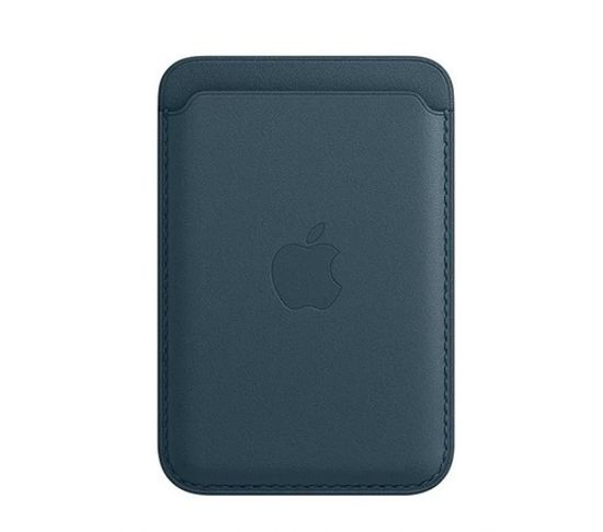 Кожаный кошелек для iPhone MagSafe Синий