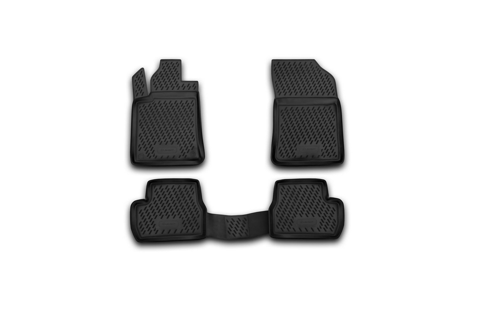 Коврики Standard, в салон CITROEN C3 01/2010- , 4 шт. (полиуретан, чёрные) Element.CARCRN00031