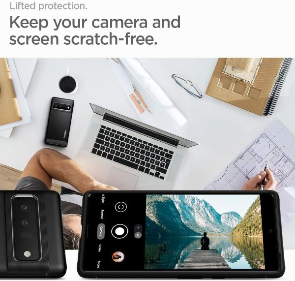 Чехол Spigen Rugged Armor для Google Pixel 6 Pro (2021) - Matte Black
