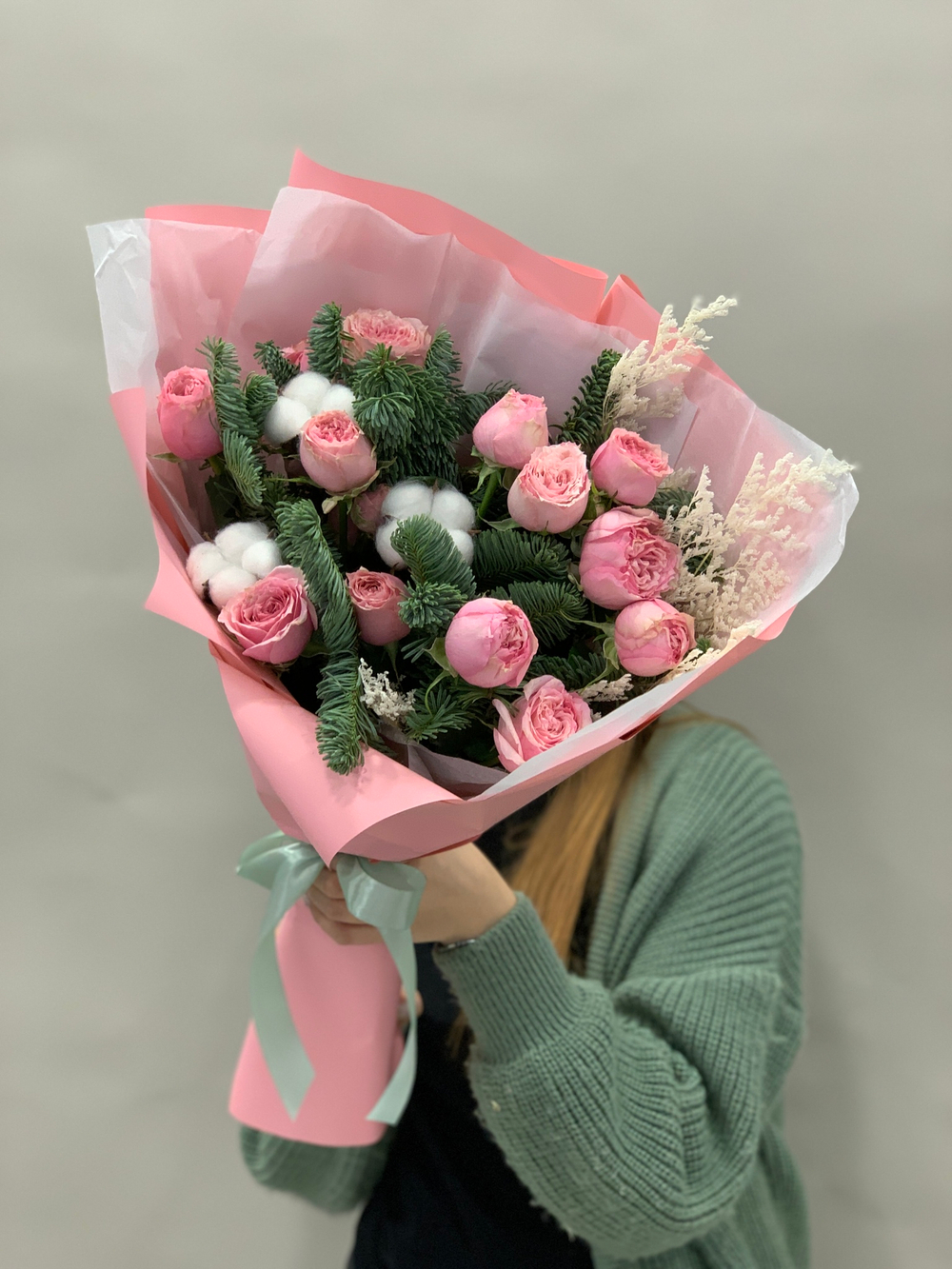 Букет цветов Яблоки на снегу