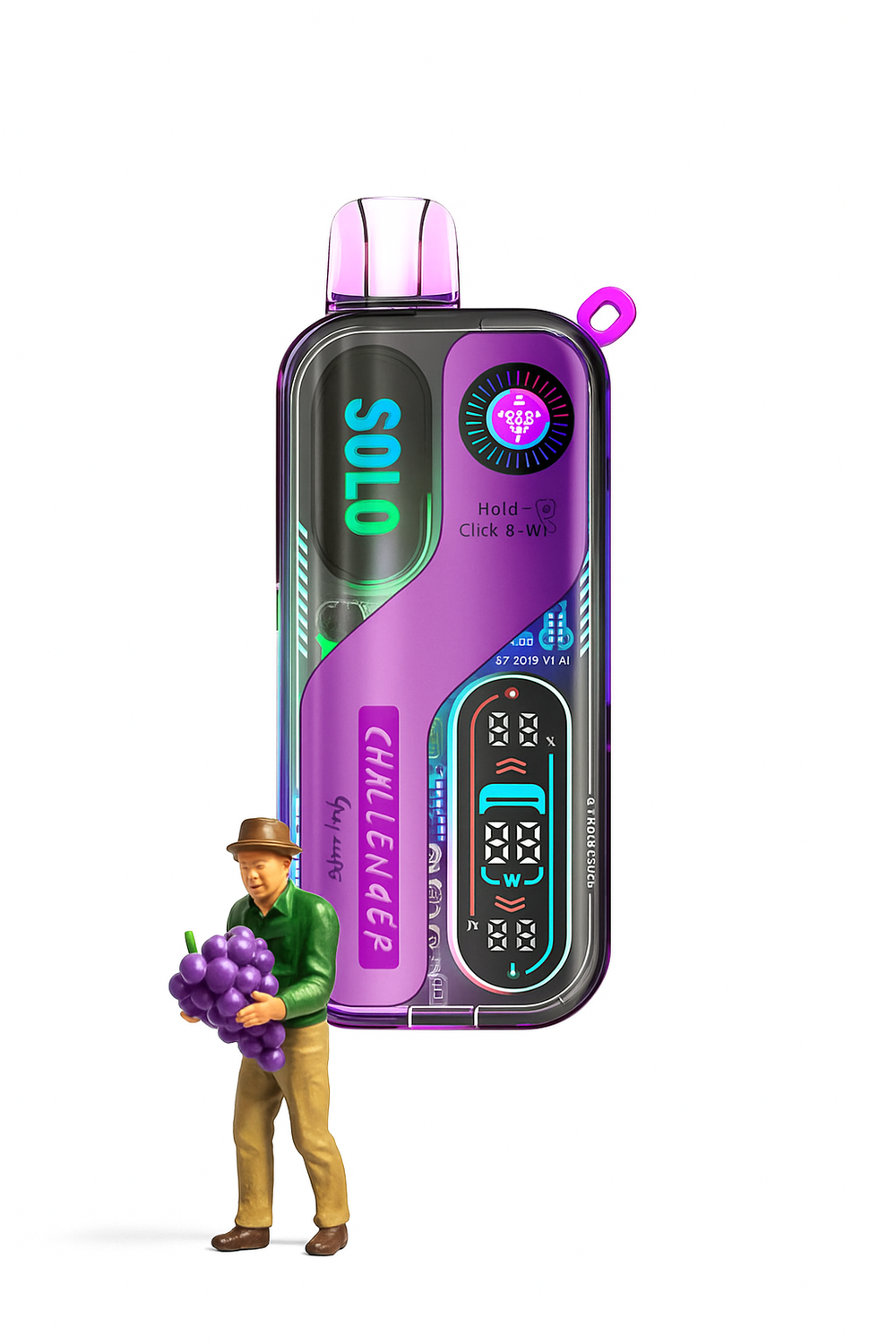 SOLOBAR SOLO 30K — Grape Ice (5% nic)
