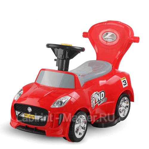 Детский толокар/каталка "MalinaBay НТ-5518" красный