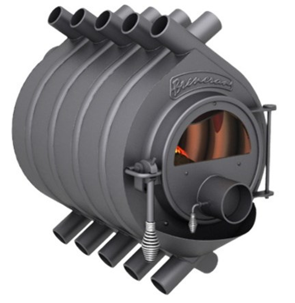 Печь длительного горения Бренеран АОТ-14 тип 02 до 400м3 со стеклом