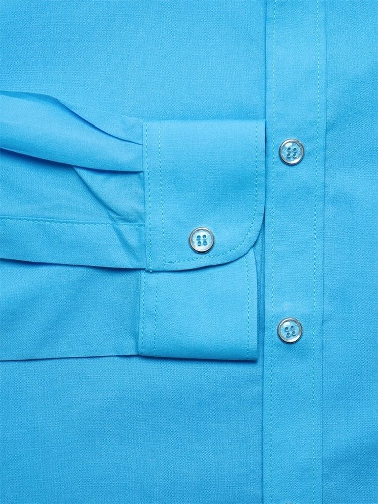 Голубая сорочка для мальчика на кнопках TSAREVICH