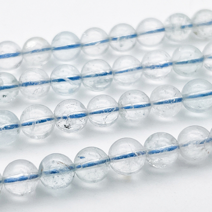 Топаз бусины, диаметр около 7,9-8,1 мм, цена за 12 шт (1/4 нити)