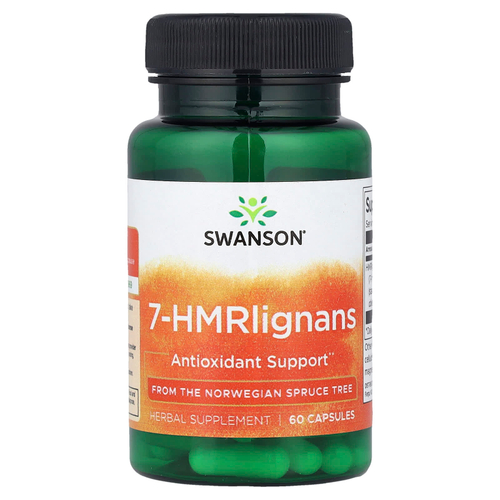 Swanson, 7-HMRlignans, 60 капсул (40 мг в 1 капсуле)