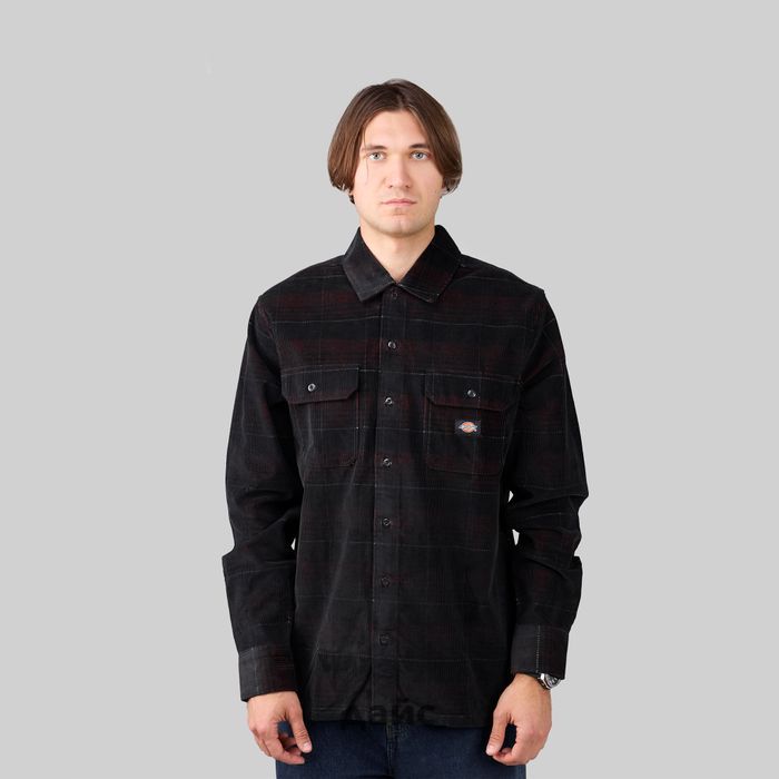 Рубашка мужская Dickies Alma Plaid Long Sleeve Shirt артикул:WLR51 - купить в магазине Дайс