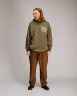 Худи Подполье Flag хаки