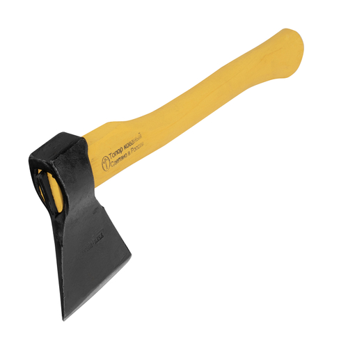 Топор кованный, в сборе, 600/850 г, деревянное топорище, 350 мм, Б1